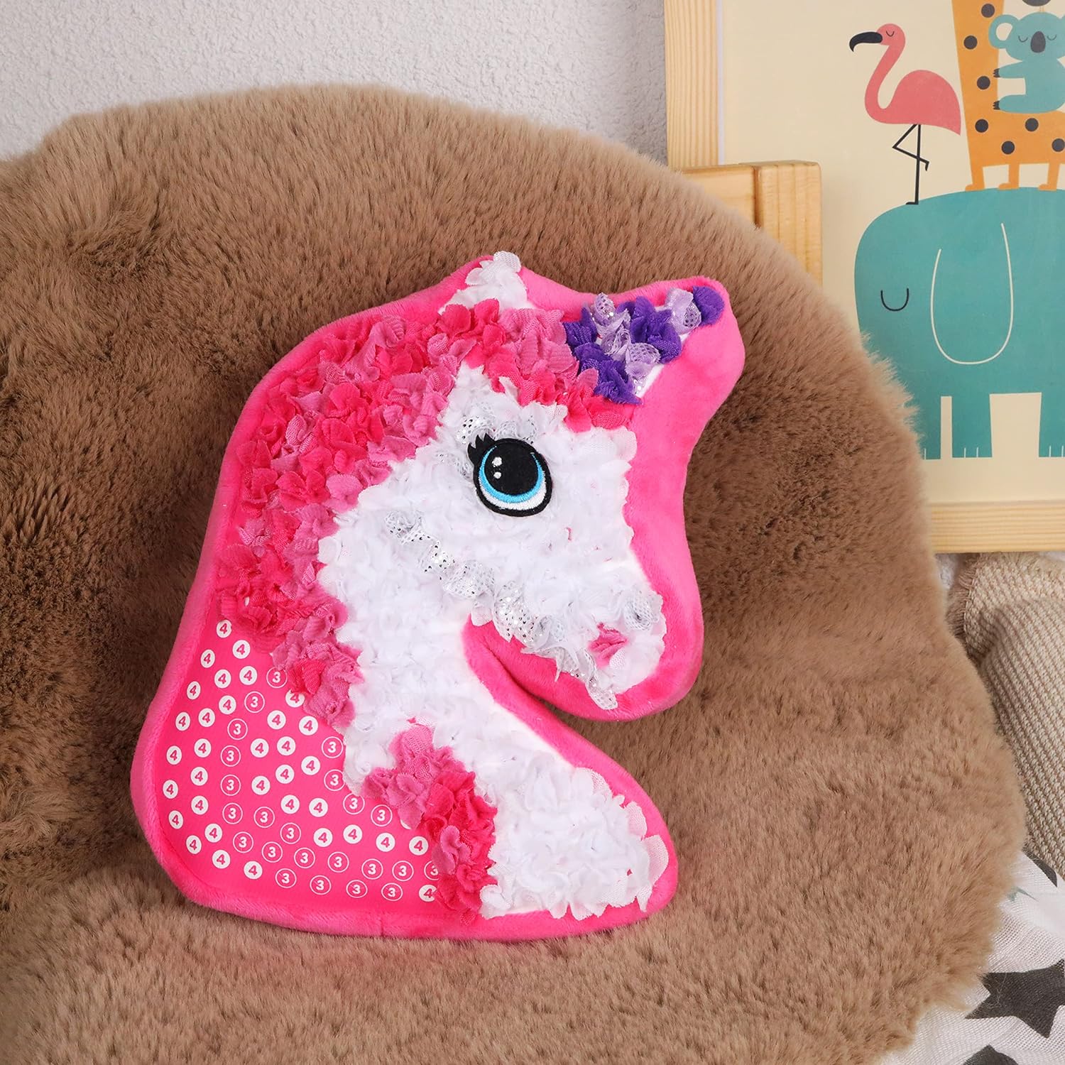 Plüschkissen in Einhorn-Design – Kuschelig und weich