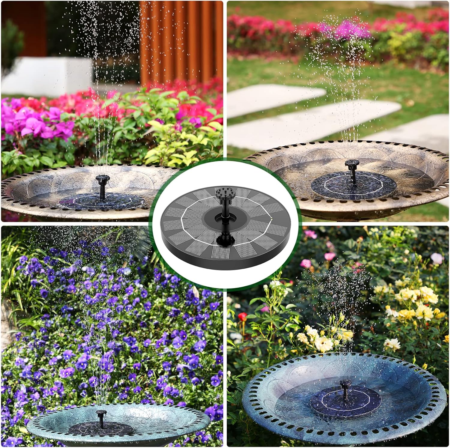 Solarbetriebene Gartenbrunnen für eine ruhige Oase