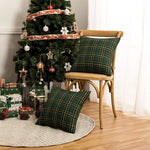 Festive Christmas Cushion Cover Set (2 Pack)