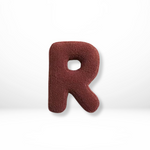 Elegant Velvet Decor Cushion with Letters – Available A to Z