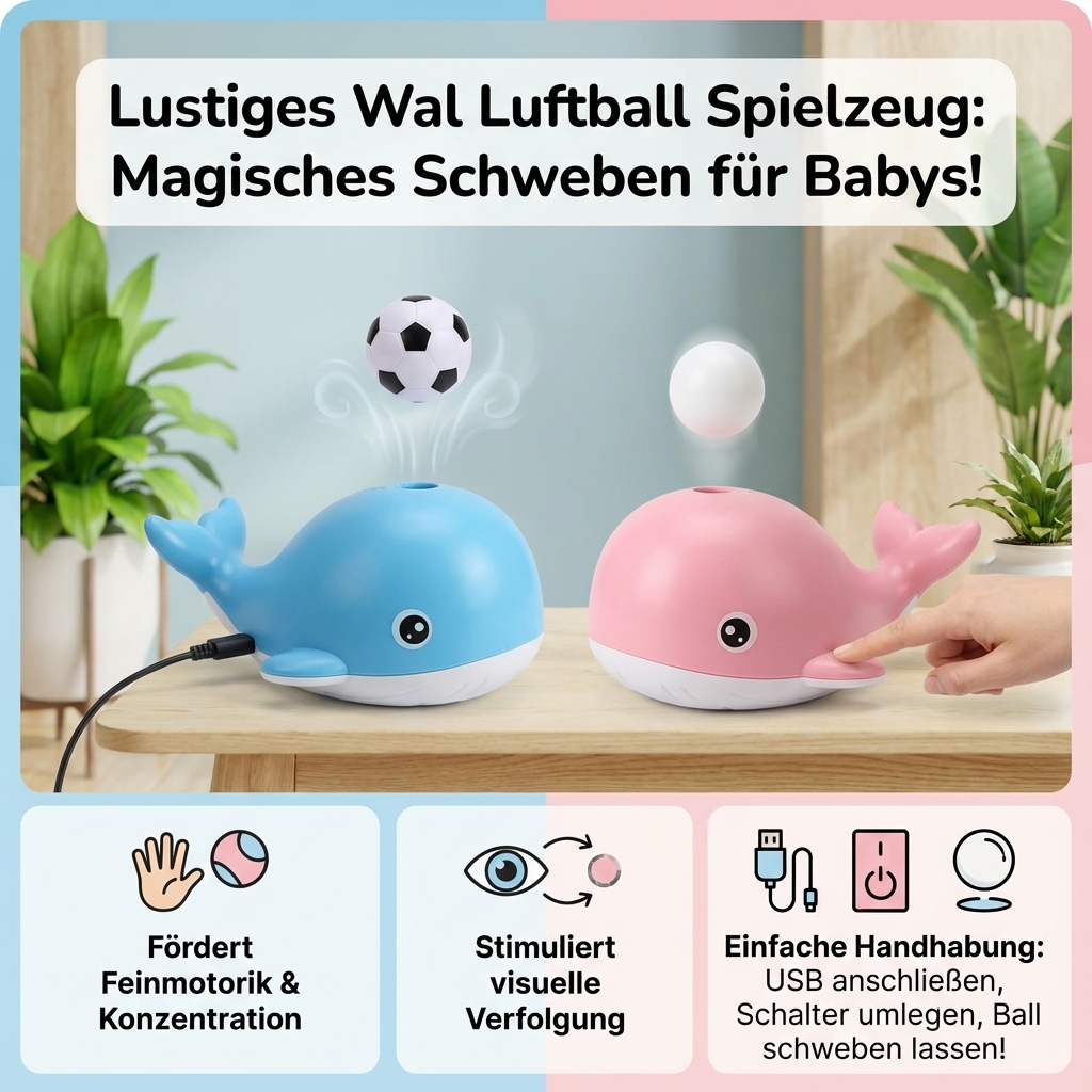 Aufblasbares Wal-Spielzeug für lustige Luftballonspiele