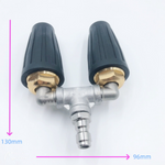 Hochdruckdüse mit Doppel-Turbo für kraftvolle Reinigung