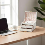 Elegant jewelry storage with style and functionality