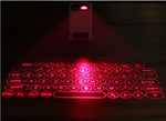 Tragbare Laser-Tastatur mit Bluetooth-Verbindung