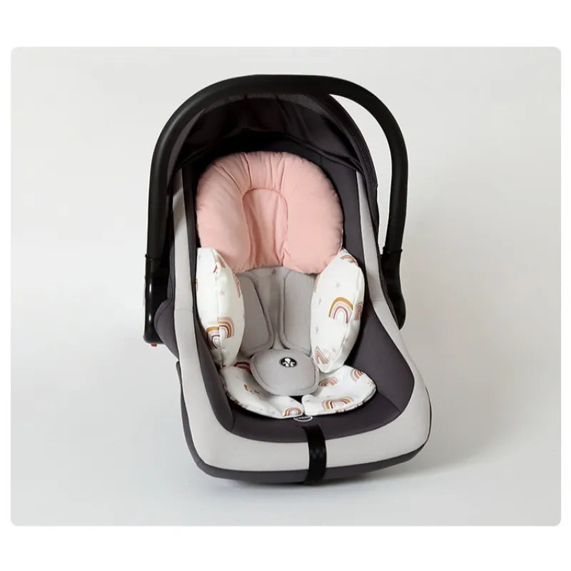 Sitzverkleinerer für Babys mit Kopfstütze – Weiches Kissen für Autositz & Kinderwagen