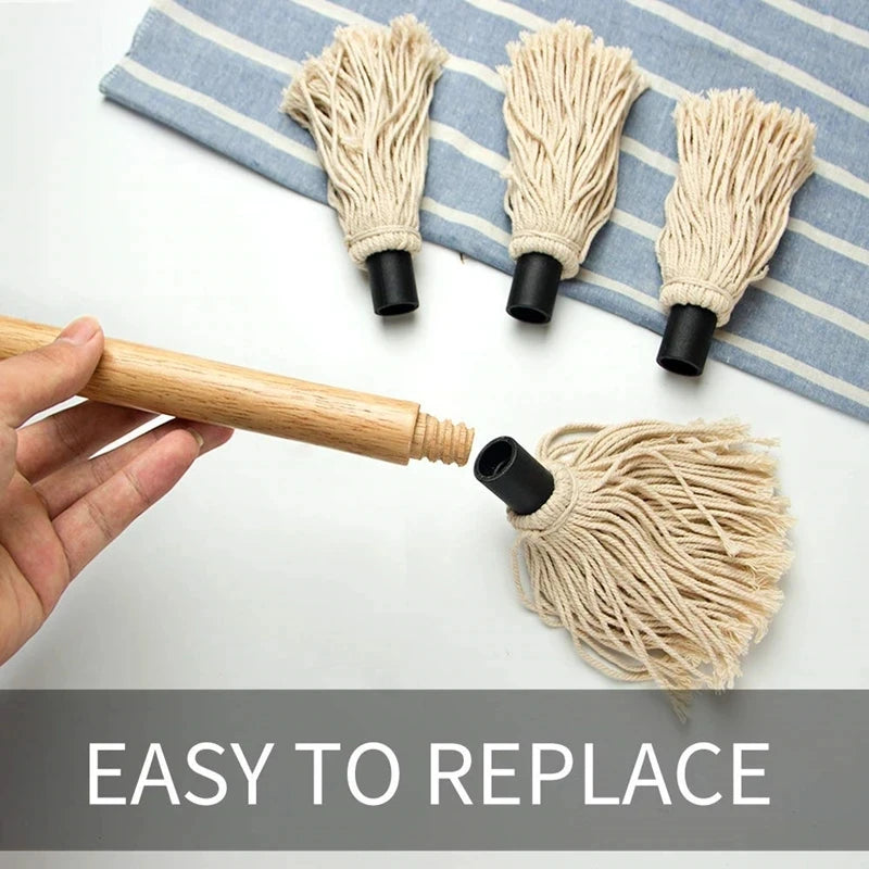 GrillMaster Marinade Brush Set | Cotton Bristles & Wooden Handle