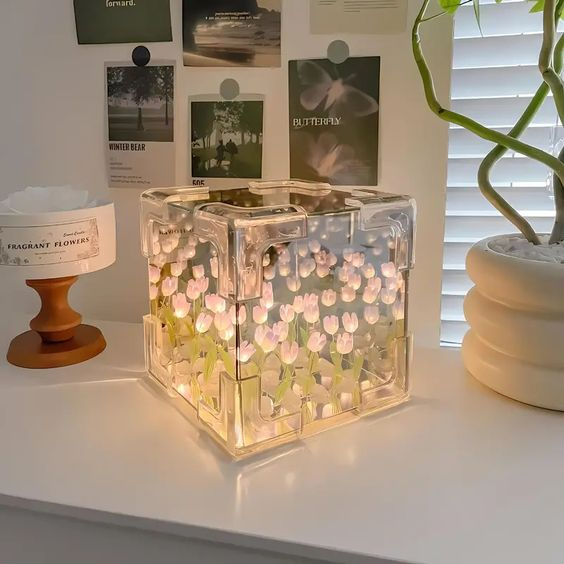 Zauberhafte Tulpenlampe – Blossom Box