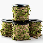 Natural Leaf Garland made of Jute and Polyester | 10 m Decorative Rope for Parties and Home