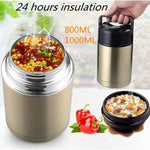 ThermoPro Lunchbox | Stainless Steel Container | 800 ml / 1000 ml | Cooking Without Electricity