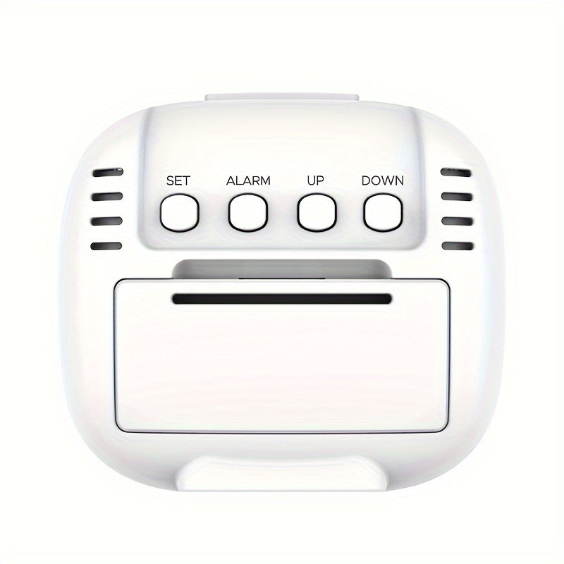 Kompakte Digitaluhr mit Temperaturanzeige