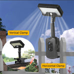 Sicherheits-Solarleuchte mit Bewegungssensor | 360° Anpassbar | Vier Lichtmodi | Wetterfest & USB-Ladung