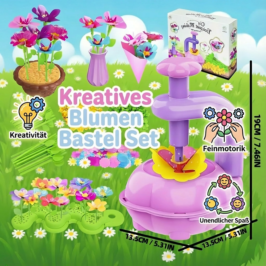 Blumen Bastelset für kreative Projekte