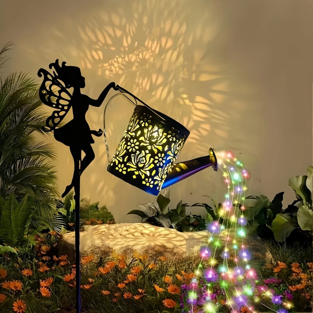 Garden Magic | Solar-Powered Watering Can for Atmospheric Lighting