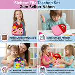 Set zum Selbernähen von sicheren Filztaschen