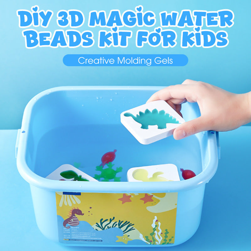 Bunte 3D Wasserperlen Bastelset – Kreativer Spaß für Kinder