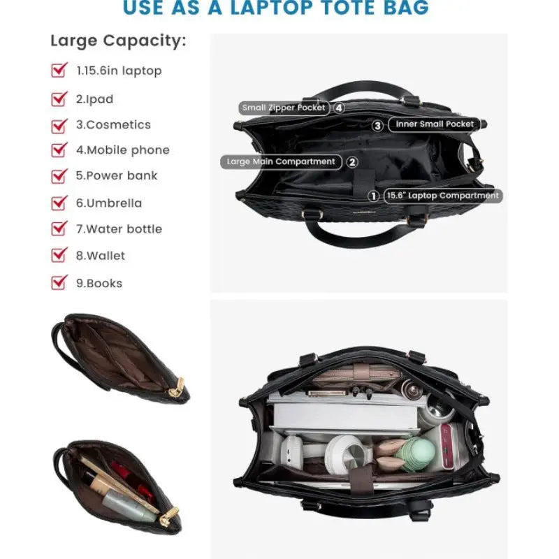 Comfortable 2-in-1 Bag for Laptop and Meals