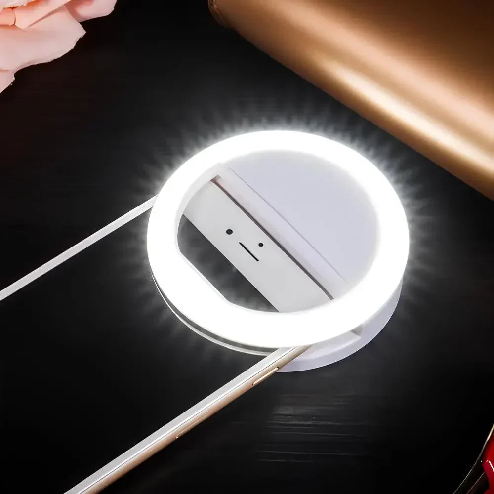 Praktisches Clip-On Licht für klare Aufnahmen