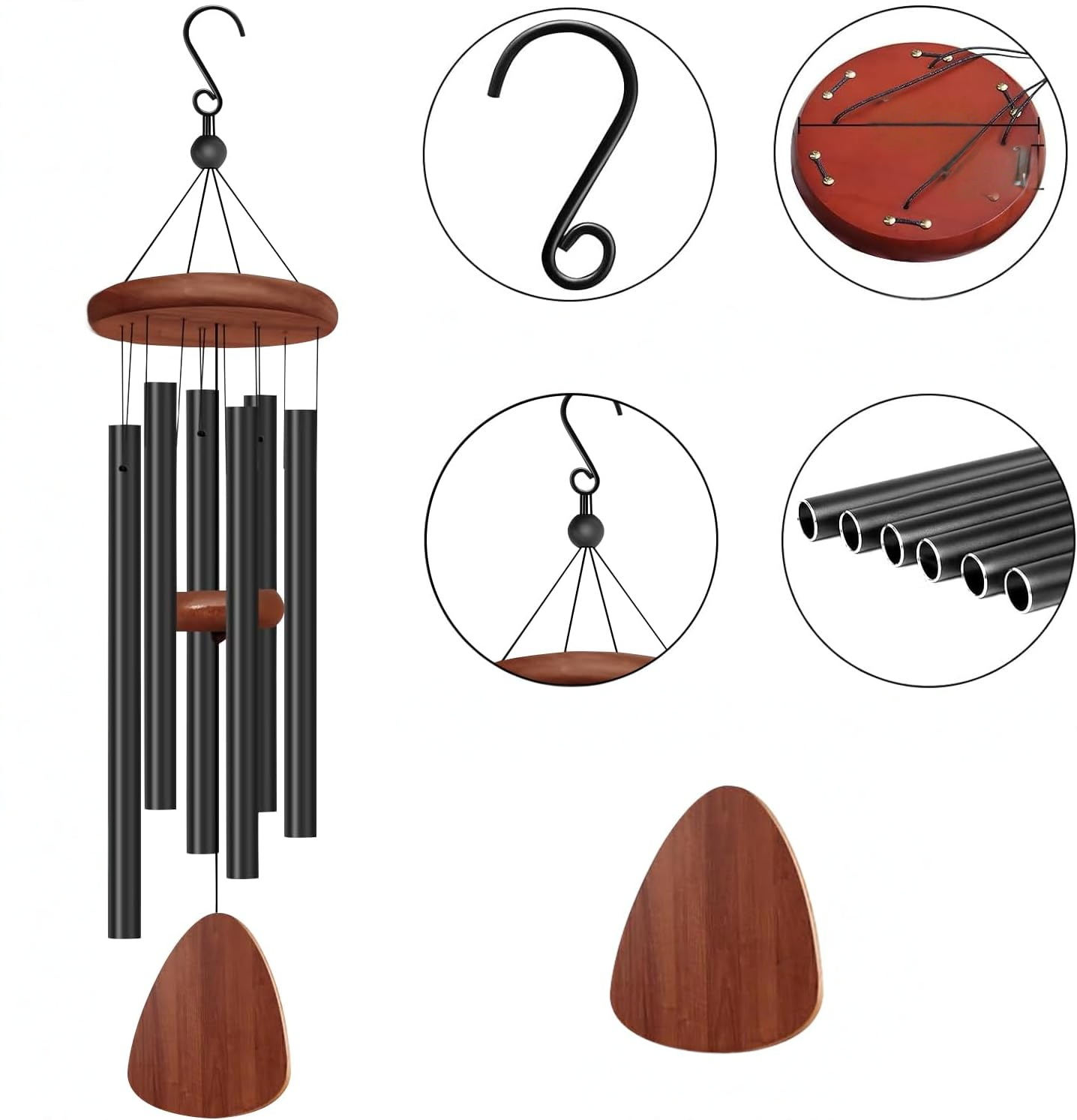 Harmonious wind chimes for your garden in a stylish design