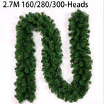 FroheFest Christmas Garland | 2.7m Artificial Fir Garland for Festive Decoration
