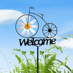LUMENBLÜTE Garden Wind Spinner | Robust Metal Construction | Weather-Resistant | Creative Garden Decoration