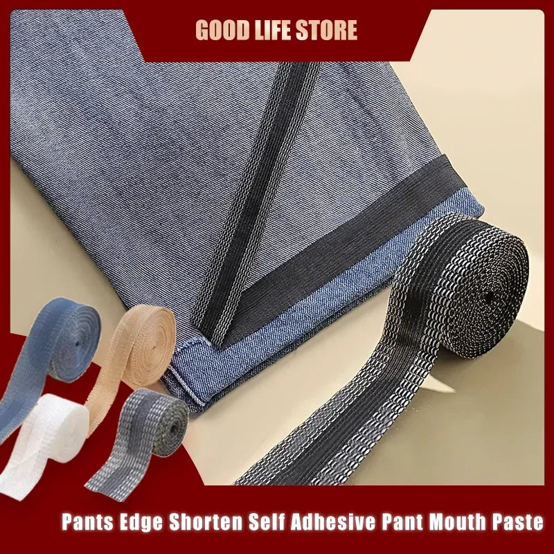 Iron-on hemming tape for effortless hem repairs