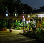 Solarbetriebene LED-Windspiele mit Farbwechsel – magische Gartenbeleuchtung