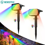 Farbige Solarleuchten für Ihren Garten | 37 RGB-LEDs | IP65