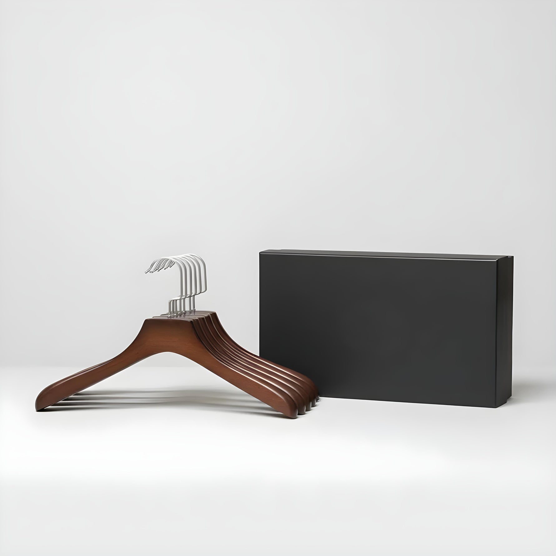 Luxury Wooden Hangers with Non-Slip Design (4 Pack)