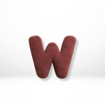 Elegant Velvet Decor Cushion with Letters – Available A to Z