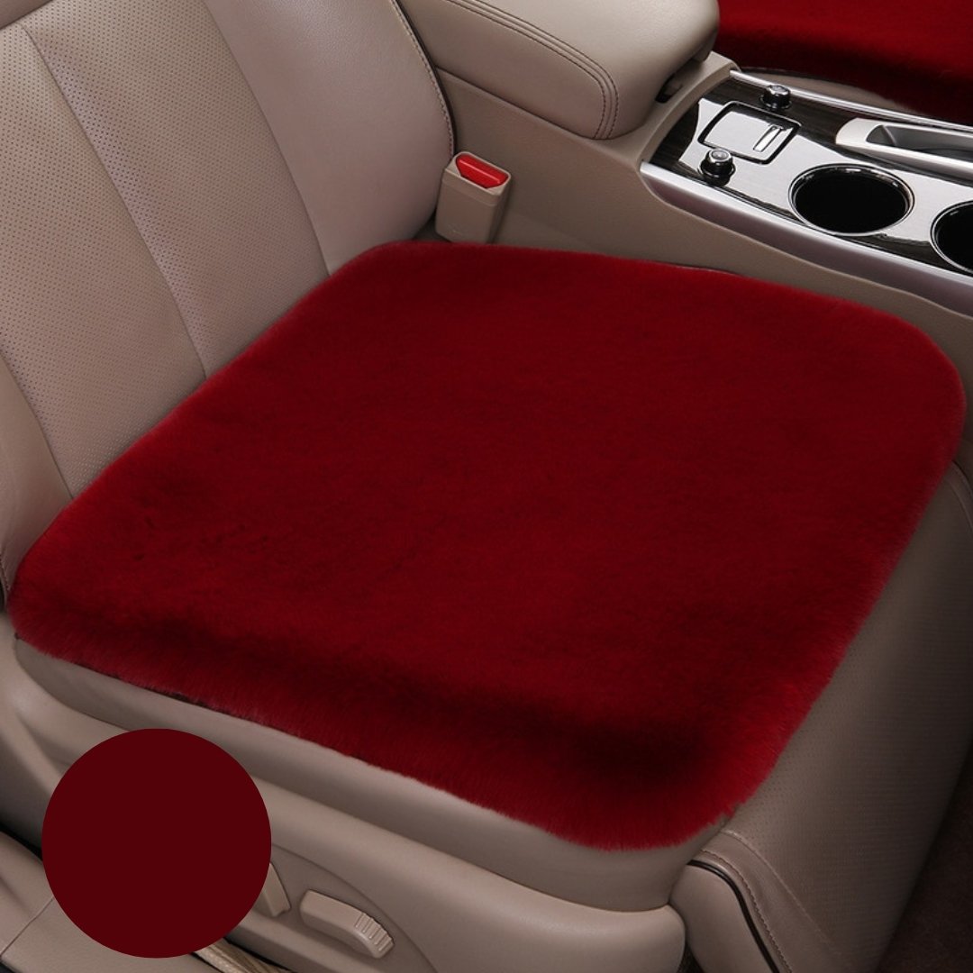 Cozy car seat cushion for warm car journeys