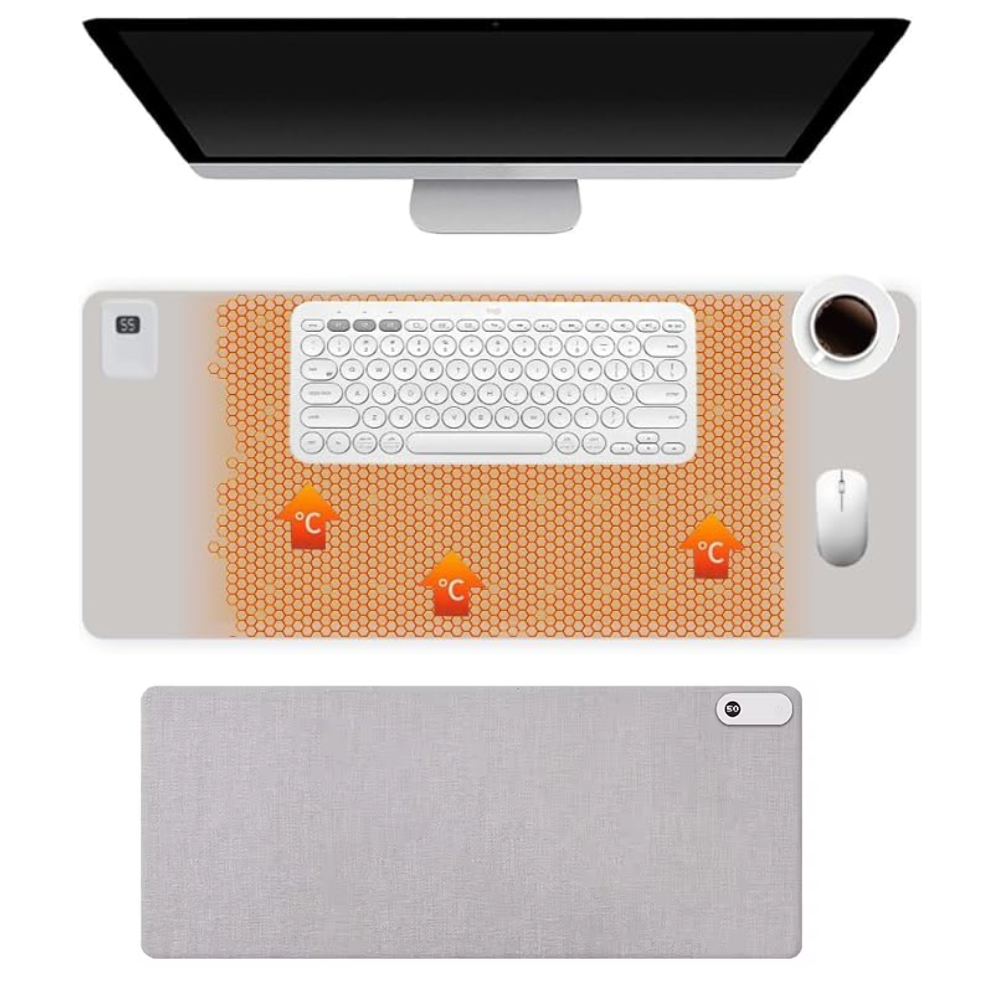 Heated Mat - Enjoy a comfortable workspace with instant warmth