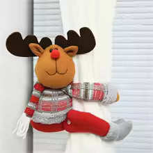 Festive Curtain Tie-backs | Cute Designs for Christmas | 46×14 cm