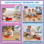 Rennspiel Set mit Auto Katapult
