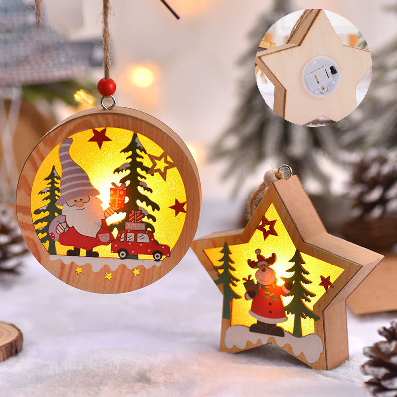 Hängende Lichtbox für Weihnachtsbaumdekoration
