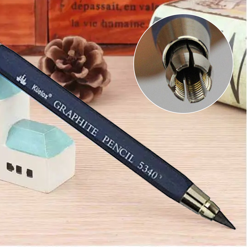 Präzisionsbleistift | Metallischer Zeichenstift für Künstler