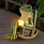Solarbetriebenes Froschlicht für Garten und Zuhause | Wetterfest und dekorativ