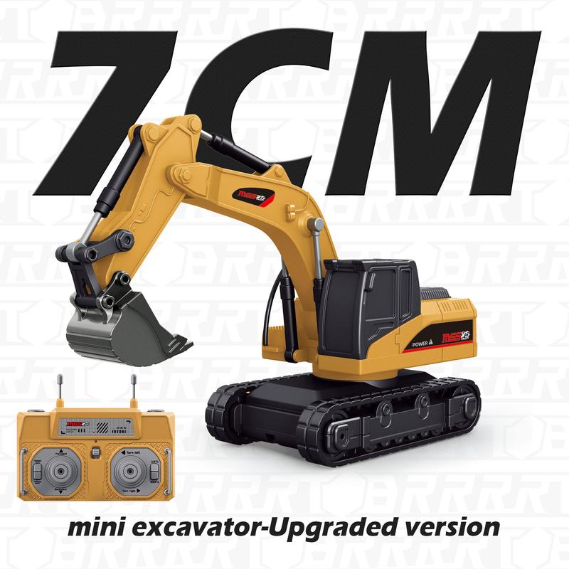 Creative Building Action: Mini RC Construction Vehicle Set