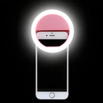 Praktisches Clip-On Licht für klare Aufnahmen