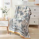 Reversibles Baumwollbadetuch in bunten Farben | AquaChic