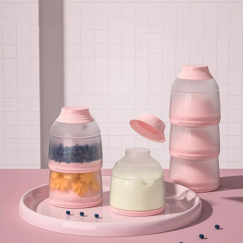 Tragbarer Behälter für Milchpulver, Snacks und Brei – Baby Spender