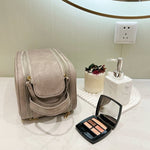 Elegant Travel Cosmetic Bag with Ample Storage Space