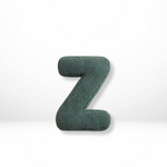 Elegant Velvet Decor Cushion with Letters – Available A to Z