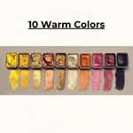 Perlmuttfarbenset mit 10 Farben und Mischpalette