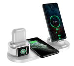Multifunktionales 6-in-1 Ladegerät für iPhone und Smartwatch