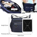 Aquaflex | Leichte, wasserfeste Schultertasche mit viel Stauraum