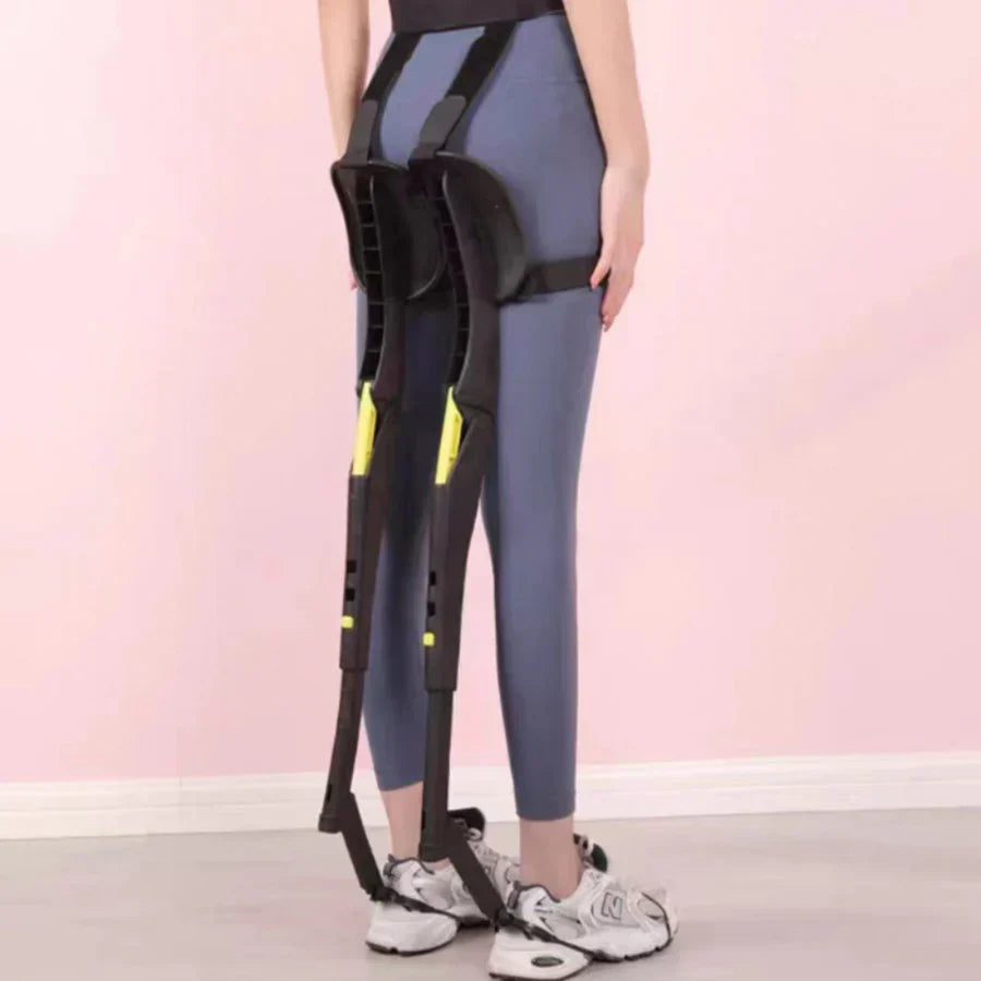 Tragbarer Faltstuhl mit tragbarem Exoskelett für Sportaktivitäten