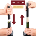 Weinflaschenöffner mit Luftdruck – Edelstahl und ergonomisches Design