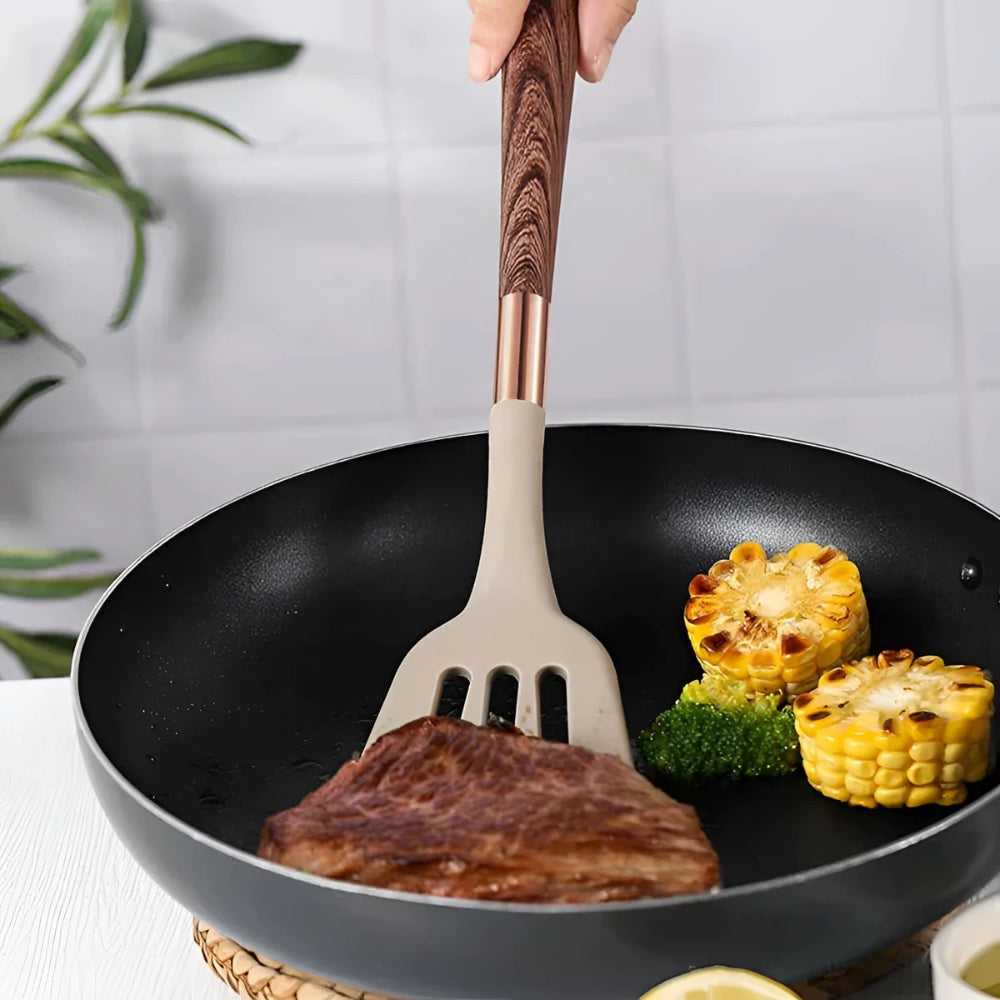 Elegantes Silikon Kochutensilien-Set | 10 Teile für Ihre Küche