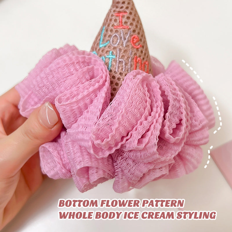 Badekugel Süßes Eiscreme Peeling-Handtuch