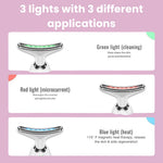 Gesichtsmassagegerät mit Ionen-Technologie und LED-Licht
